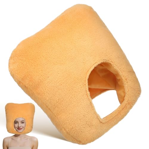 Veemoon Chicken Nuggets Costume Hat Creative Food Hat for Cosplay Photography Props and Themed Parties Fun Cartoon Headgear