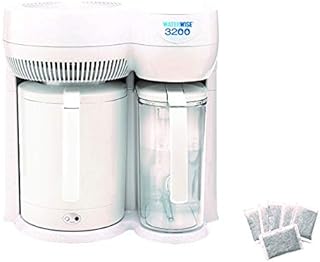 Waterwise 3200 w/ 6 Pack Filters - Produces 1 gallon of 100% pure steam distilled water in 4 hours