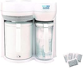 Waterwise 3200 w/ 6 Pack Filters - Produces 1 gallon of 100% pure steam distilled water in 4 hours