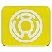 Produktbild Grüne Laterne Schwärzeste Nacht Sinestro Corps Gelbe Laterne Logo Low Profile Dünne Mauspad Mousepad