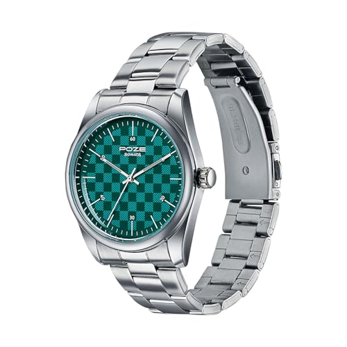 Image of Sonata Poze 9 with Quartz Analog Watch for Men