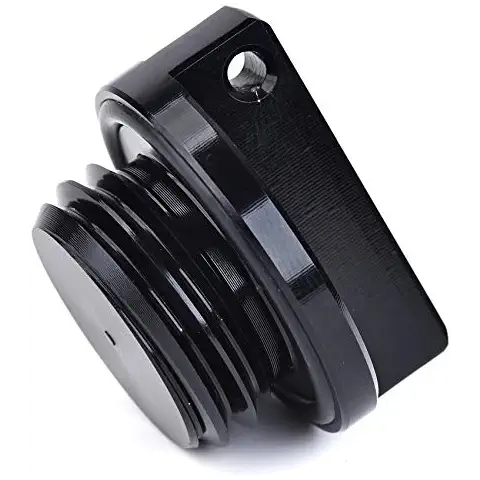 Motorcycles Engine Oil Filler Cap Transmission Tank Cover For Yamaha R1R3 R6 FZ1 FZ6/R FZ07 FZ8 FJR1300 MT01 MT07 YFM600 FZR FZS TDM XVS650 TZ250,ESUBOSHI (black) Cover