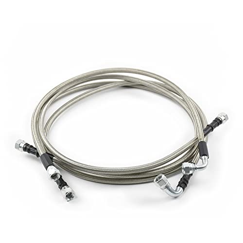 Transmission Cooler Hoses Lines Kit Ss Fits For 2003-2007 Dodge Ram 2500/3500 Cummins 5.9L With 48Re Transmission #TOP2