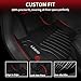 LASFIT Floor Mats for Mercedes Benz GLE SUV 2020-2026 350/450/ 53 AMG (Not Fit Coupe; Fit 5 Seats), All Weather TPE Anti-Slip Floor Liners Custom Fit GLE Car Mats, 1st & 2nd Row Set, Black