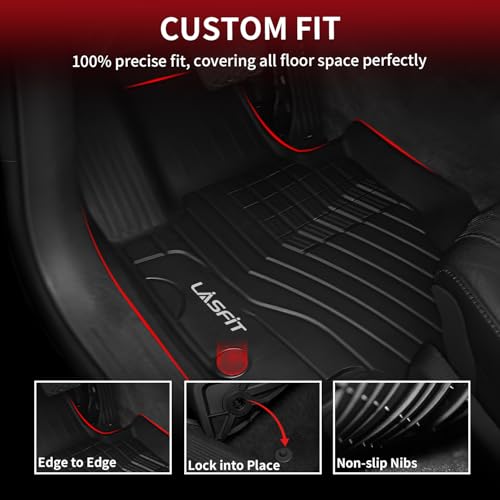 Image of LASFIT Floor Mats for Mercedes Benz GLE SUV 2020-2026 (Not Fit Coupe)