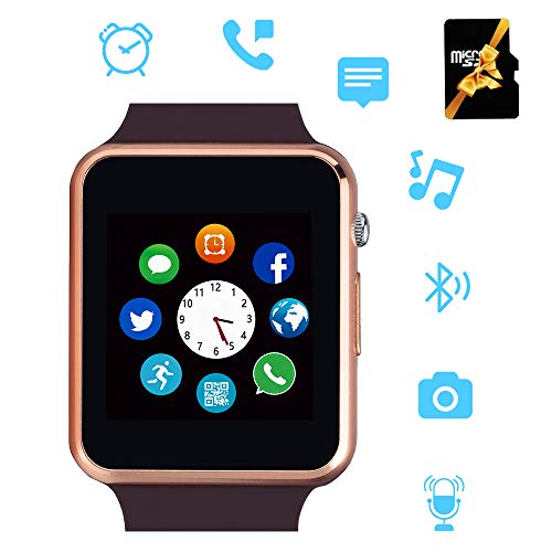 Janker Smart Watch, Bluetooth Smartwatch Android iOS Phone Compatible Unlocked Watch Phone