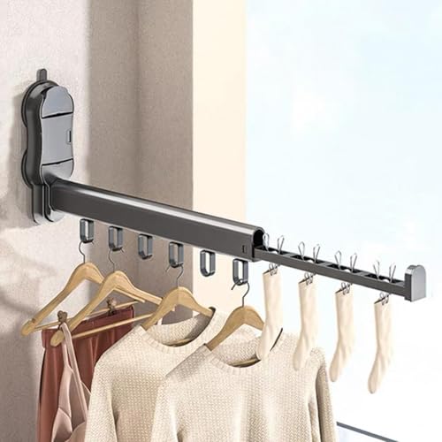 Séchoir à linge barre pliable à ventouse extensible pour sous-vêtements - 6