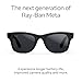 Ray-Ban Meta (Gen 2), Wayfarer, Matte Black | Smart AI Glasses for Men, Women — 2x Battery Life — 3K Ultra HD Resolution — 12 MP Ultra-Wide Camera, Audio, Video — Transitions® Grey Lenses