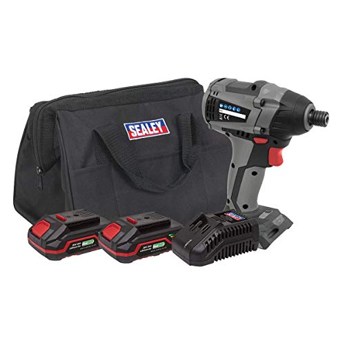 Brushless Impact Driver Kit 1/4"Hex 20V - 2 Batterie