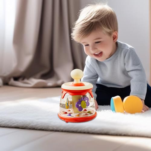 Jouet ventouse bébé spinner d'éveil sensoriel motricité fine précoce