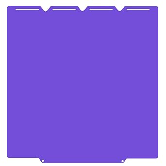 Cool Build Plate for Snapmaker U1 No Heating No Glue, 3D Printer Purple Smooth PEI Blue Double Sided Platform Surface Sheet Platform Flexible Removable Heated Bed 3D Printing Mat