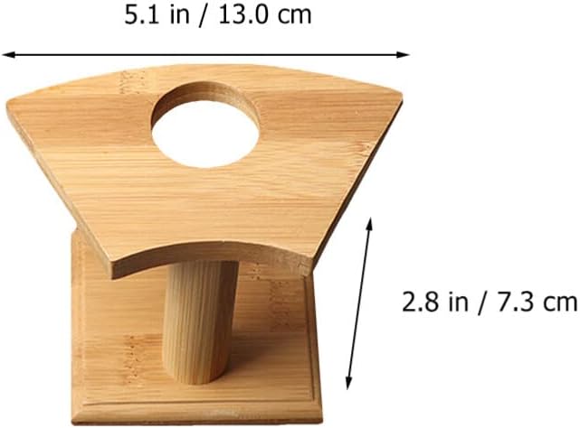 Luxshiny Hand Roll Storage Rack Ice Cream Cone Holder Stand for Temaki Sushi Rolls Waffle Cones 1-Hole Display Rack for Home Restaurant Hotel Serveware