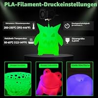 SUNLU PLA Glow in The Dark Filament 1.75 mm 1KG Leuchtend Grün – Ansicht 4