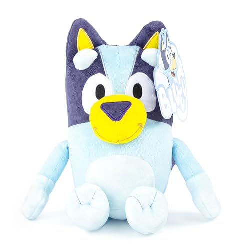 Image of Bluey Cartoon Kids Mini Plush Pillow Buddy, Blue | 12 Inches, Official Product, Ultra-Soft Polyester Microfiber, Stuffed Plushie, Spot Clean Only, Kids Gift