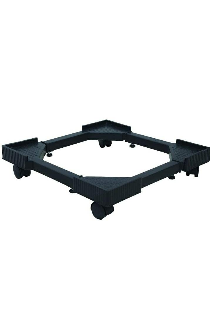 AmarksSuper Durable Fully Plastic Especially Designed for Videocon 6 kg Fully Automatic Top/Front Load Washing Machine Trolley/Stand with 360degree Rotating Wheels