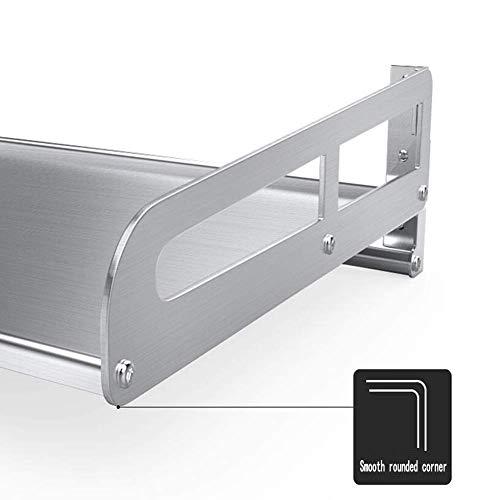 Mensola da cucina rimovibile in acciaio inox con montaggio a parete e portasciugamani galleggiante, per bagno e camera da letto, 30 x 40 cm, 22 opzioni di dimensioni, soluzione salvaspazio elegante e