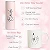 Frerdui 8Pcs Bridal Shower Gift, Bride to Be Gifts, Bridal Shower Gifts for Bride to Be, Gift Box Sets Bridal Silk Robes Tumbler Cup Mug Jewelry Tray, Wedding Engagement Gift for her(M)