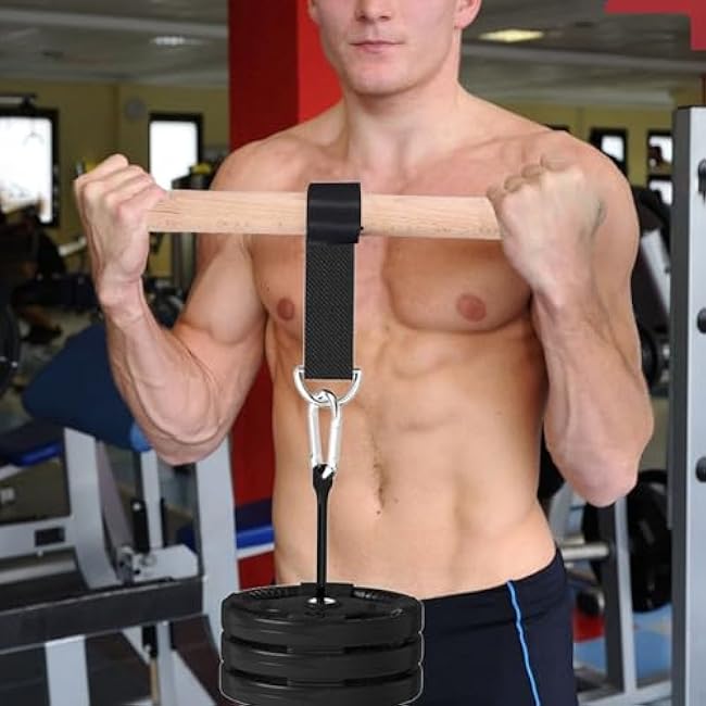 Forearm Strengthener - Wrist Roller Forearm Strengthener With Wood Handle | Heavy-Duty Strengthening Equipments For Hand Arm Muscle Joint Training Fitness Boxing Lifting Recovery And Others