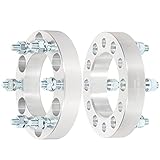 ECCPP 2PCS 1.25' Wheel Spacers Adapters 6x5.5 to 6x5.5 108mm with 12x1.5 Studs for Colorado Wheel Spacers for Canyon Wheel Spacers for FJ Cruiser for tacoma Wheel spacers kit
