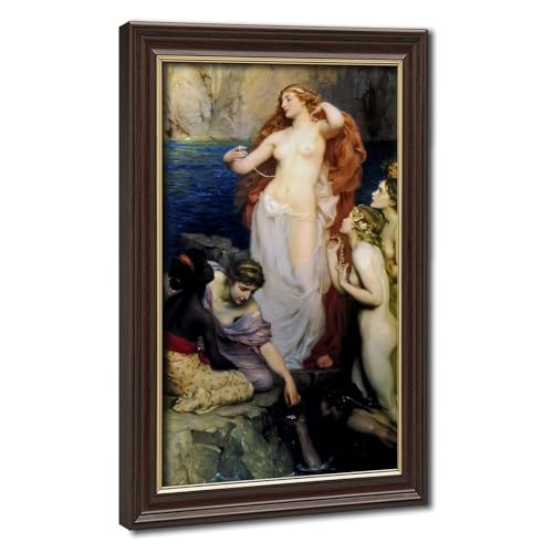 Impression sur toile Les perles d'Aphrodite habillage mural grand format avec cadre suspendu