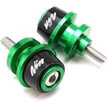 MOWOK 8MM Swingarm Spools slider Fit For Ninja 650 2017-2026 ZX-6R/ZX636 2014-2026 400 Z400 2018-2026 Ninja 1000SX 2020-2026 500 ZX4RR ZX4R ZH2 Motorcycle Accessories Stand Screws