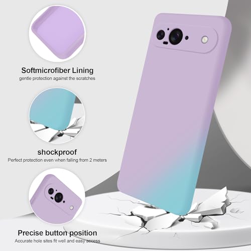 GiiYoon Case Compatible with Google Pixel 9, Silky-Soft Touch Full-Body Protective Phone Silicone Case - Image 2