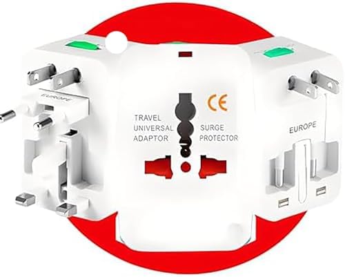 Adaptador Tomada Universal Padrão Internacional 150 Países Viagem...