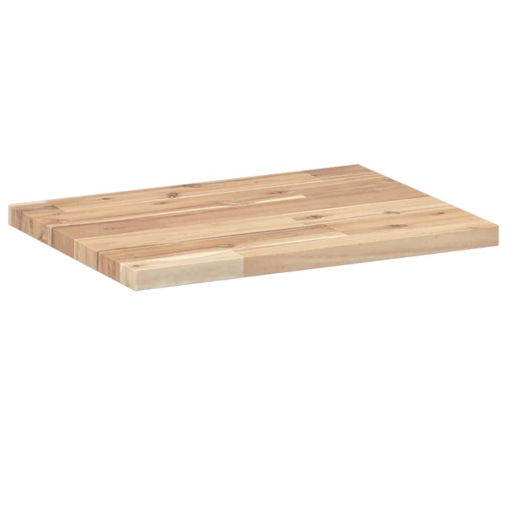 Set di 3 mensole sospese da 60 x 30 x 2 cm, in acacia massiccio, non trattate, design moderno, robusto e durevole, decorazione da parete per soggiorno, cucina, bagno e ufficio