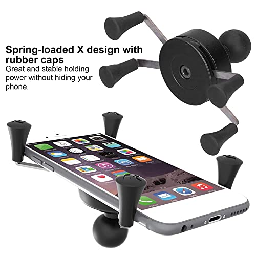 Support de téléphone pour guidon de vélo et moto noir avec 13 accessoires