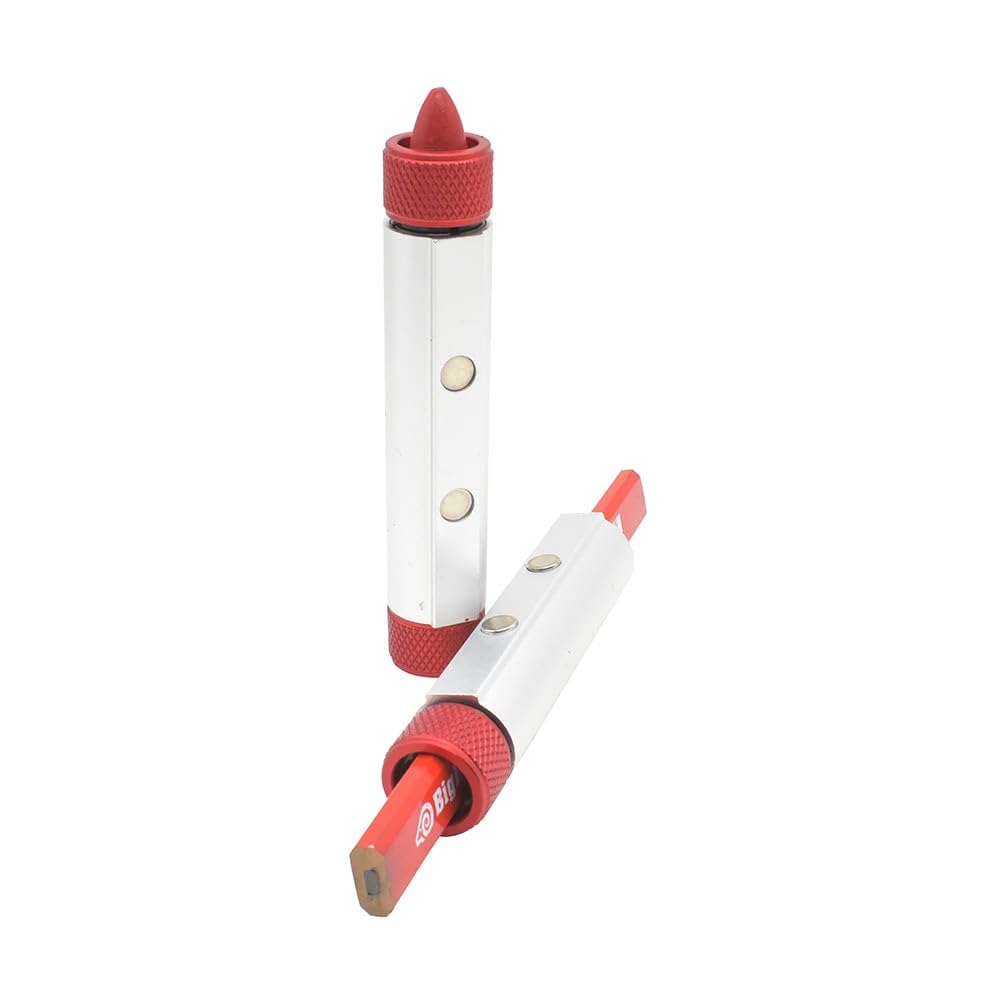 BIG HORN 19857 Aluminum Body Dual Marker Holder for Carpenter’s Pencil/Lumber Crayon — Amazon image 3