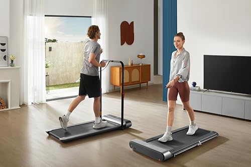 Image of KINGSMITH WalkingPad R1 Pro Treadmill Foldable Running Walking Pad with Remote Control | Speed 0.5-10 km /h | Walking in The Office, Home |Quiet Operation | English Version, Black