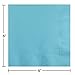 50-Count Touch of Color 3-Ply Paper Beverage Napkins, Pastel Blue