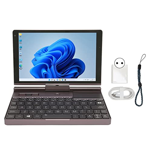 Estink Mini Portátil de 8 Pulgadas, Portátil de Mano Portátil de 16 GB Y 1 TB con Pantalla Giratoria, Sistema Operativo Windows 11, Procesador Intel Core I7 1195G7(#2)