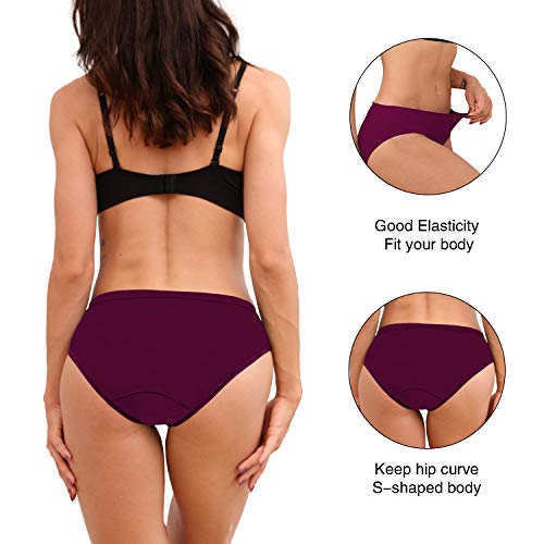Women's Hipster Panties Seamless Low-Rise Cheekini Panty Soft Stretch Bikini Underwear (Multi Colors,Pack Of 5) M #TOP3