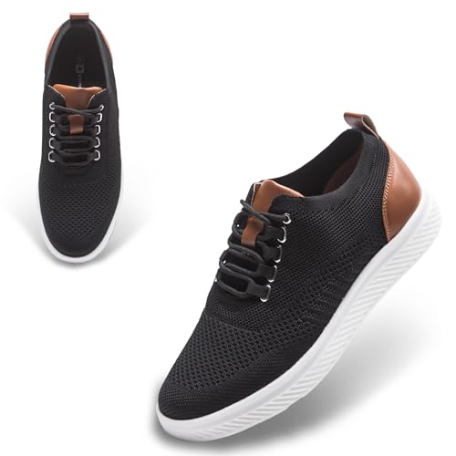 Alpine Swiss Brad Men's Lightweight Dress Sneakers – Breathable Mesh Oxford Shoes for Business Casual & Everyday Comfort with Cushioned Sole 7