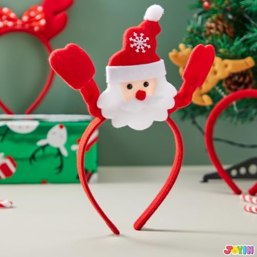 image for JOYIN 12 Packs Christmas Headbands with Assorted Design Christmas Head