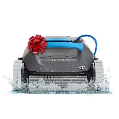 Dolphin Premium 20 Robotic Pool Vacuum Cleaner —...