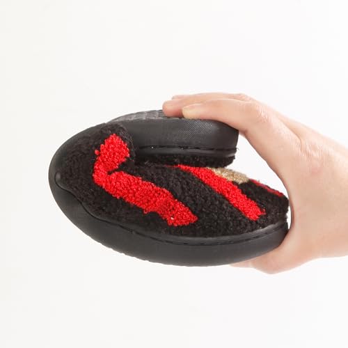 Image of LNERIP Animal Slippers Fruit Slippers Plant Slippers Various Cartoon Patterns Fluffy Soft Memory Foam Retro Indoor Outdoor Home Couple Shoes