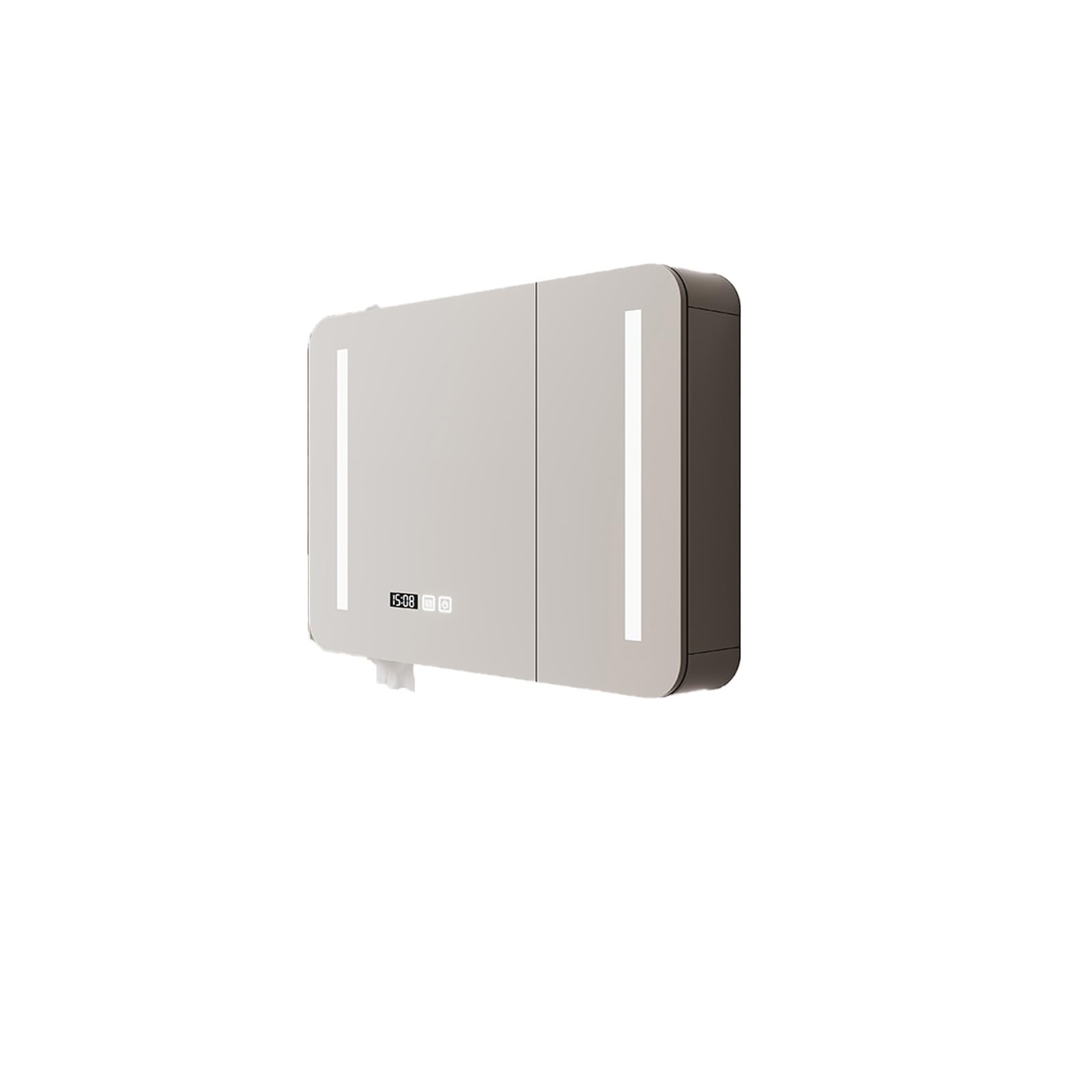 Mueble con Espejo de baño, Cabinet de baño con Espejo, Almacenamiento Dividido, sin Miedo a la Humedad, Puede Colocar Toallas y artículos de tocador.(70cm/27.5in)