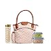 Fit & Fresh Sumter Lunch Kit for Women with Coordinating Container Set, 20-oz. Tritan Plastic Water Bottle and Ice Pack, Pink Thin Stripe
