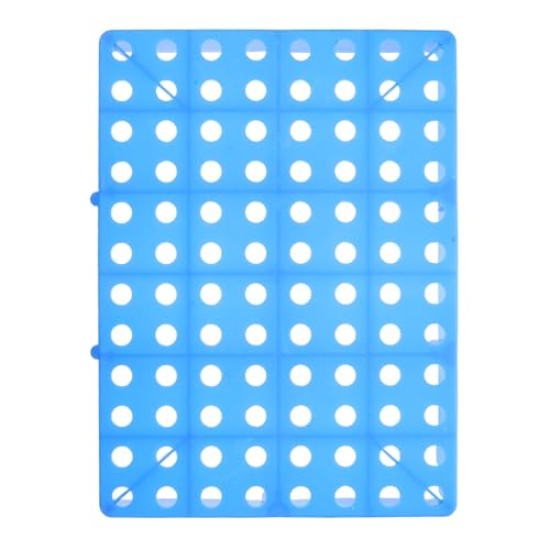 GRIRIW Divisores de estantes de palets de plástico con cojín modular y rejilla ventilada 40x30x5 cm para almacenamiento en cámaras frigoríficas y espacios de cocina