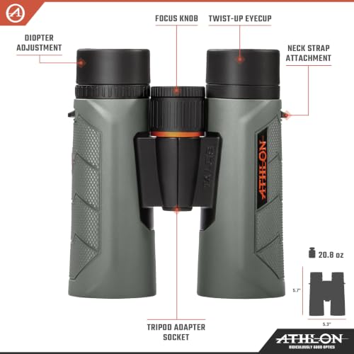 Binoculares Athlon Optics 8x42 Talos G2 HD miniatura 3