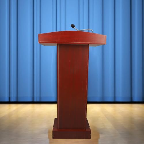 Podium Stand para Presentación y Soporte para Conferencias Escilares 5