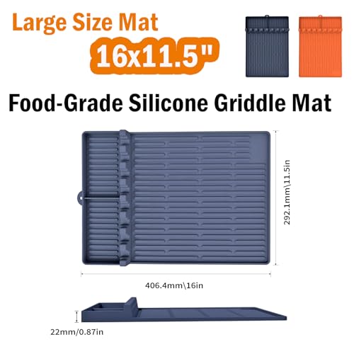 Silicone-Grill-Mat-Accessories-for-Blackstone-Outdoor-Grill-Griddle-Mat-Tools-Prep-Trays-with-Drip-Pad-Spatula-Mat-Side-Shelf-Mat-Barbeque-Grill-Accessories-Food-Grade-Silicone-Griddle-Mat