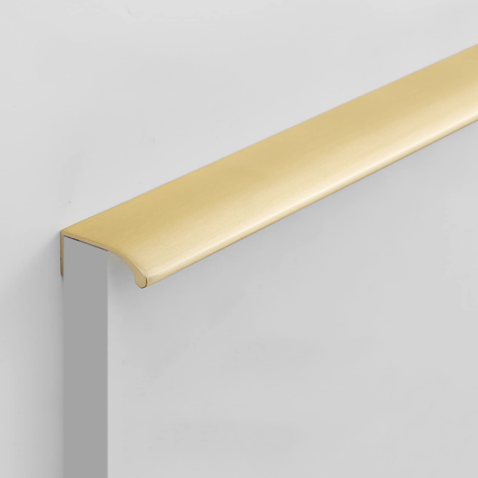 Tiradores de latón dorados para muebles, pomos ocultos con tornillos, diseño moderno (800 mm)