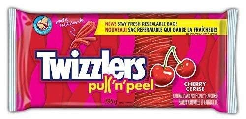 Twizzlers Pull 'N' Peel Cherry Flavored Candy 396g