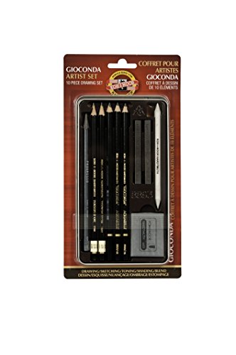 Koh-I-Noor Gioconda 10-Piece Artist Set, Packed in Tin (8893.BC)
