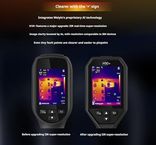 Caméra infrarouge thermique H10+ avec vision nocturne nette