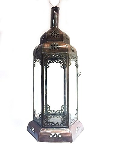 Orientalische Lampe Pendelleuchte Weiß Bayan 50cm E27 Lampenfassung | Marokkanische Design Hängeleuchte Leuchte aus… – Bild 4