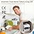 Electric Tank Water Heater, 8-Gallon Under Sink Instant Hot Water Tank?Equipped with Digital Temperature Display for RV, Camper, Kitchen, Food Truck?Wall or Floor Mounted, Black